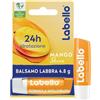 Labello Mango Shine Burrocacao labbra 4.8 g, Balsamo labbra nutriente all'aroma di Mango con pigmenti scintillanti, Lip balm idratante per 24 ore con ingredienti di origine naturale