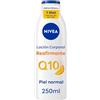NIVEA Q10 Lozione per il corpo rassodante (1 x 250 ml), crema idratante per il corpo per la pelle normale, crema rassodante per il corpo con Collagen Boost Complex, vitamina C e Q10 puro