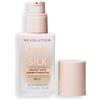 Revolution Beauty London Makeup Revolution, Skin Silk Serum Foundation, Light to Medium Coverage, Contains Hyaluronic Acid, F5, 23ml