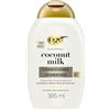 OGX Balsamo Nourishing + Coconut Milk, Balsamo capelli secchi con Latte e Olio di Cocco e Proteine del Latte, Trattamento districante capelli per una chioma morbida, luminosa e sana, 385 ml