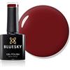 BLUESKY Smalto Per Unghie Gel, Paradise Deep Red, 80575, Rosso, Buio (Per Lampade Uv E Led) - 10 ml