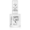 Rimmel London Smalto Unghie Super Gel, 12 ml, French Manicure, Nail Polish Effetto Gel a Lunga Durata, 090 Porcelain
