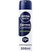 NIVEA Derma Control Sensitive - Deodorante antitraspirante per uomo - 72h di protezione dal sudore - Acido Ialuronico e Vitamina E - Non Irrita le Ascelle - Pelle Sensibile - Spray 250 ml