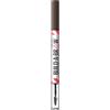 Maybelline New York, 2 in 1 Penna e Gel Sopracciglia, Per Sopracciglia Piene e Naturali, Tenuta Fino a 24 Ore, Waterproof, Formula Vegana, Build A Brow, Tonalità: Deep Brown