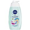 NIVEA Gel 2 in 1 per la pulizia del corpo e dei capelli, profumo di caramelle alla mela, 500 ml