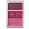 Revolution Beauty London Revolution, Blush Icon Palette, Blush in Crema & Polvere Compatta, Alta Pigmentazione, Palette Viso, Vegano & Cruelty-Free, 3 Tonalità, My Cherry Truth