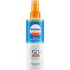 Leocrema - Crema Solare Spray SPF 50+, per Pelli Sensibili, Tripla Protezione dai raggi solari, Senza Profumo, Resistente all'Acqua, 200 ml