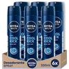 NIVEA Men NIVEA Spray Cool Kick Men - 200 ML - 6 pezzi