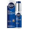Beiersdorf NIVEA MEN Gel viso anti-età Hyaluron Hydro, rinfrescante cura del viso con ialurone e pro-retinolo, gel ad assorbimento rapido per 24 ore di umidità intensa e attenua le rughe visibili (50 ml)