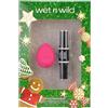 Wet n Wild Joyful Contour Kit, Set Regalo con Illuminante Viso e Contour Stick a Doppia Punta, con Spugna per Trucco Inclusa