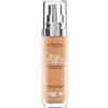 L'Oreal Paris L'Oréal Paris Fondotinta per viso, cura della pelle infuso con acido ialuronico, fondotinta liquido idratante True Match, per tutte le tonalità della pelle, SPF 16, 7.C Rose Amber, 30 ml