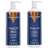 Valquer Laboratorios Valquer Profesional Confezione shampoo + maschera effetto ghiaccio capelli lisci senza sale, senza siliconi, senza parabeni e solfati. - 2L