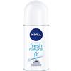 NIVEA Fresh Natural 48H Antitraspirante a sfera da donna, 50 ml