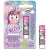 NATURAVERDE Kids -BE A UNICORN Burrocacao Fragola 5ml, Idratante e Protettivo, SPF 15, Ipoallergenico