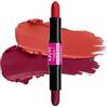 NYX Professional Makeup Blush a Doppia Punta, Arricchito con Acido Ialuronico Idratante, Texture Facilmente Sfumabile, Formula Vegana, Wonder Stick, Bright Amber + Fuschia