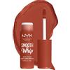 NYX Professional Makeup Rossetto Liquido, Tinta Labbra Matte, Tonalità Ultra-Vibranti, Con Burro di Karité e Burro di Cacao, Smooth Whip, Tonalità: Parfait