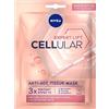 NIVEA Hyaluron Cellular Expert Lift Maschera Anti Age Tissue (1 pz) Rassodante Maschera Viso Maschera Rassodante per la Cura del Viso Maschera per Riempimento delle Rughe