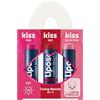 LIPOSAN Caring Beauty, balsamo per labbra 3 colori (rosso, rosa e rosa nude), rossetto 3 in 1 (3 x 4,8 g)
