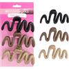 Brushworks Wave Claw Clips - 3 Pack