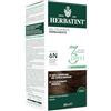 Herbatint Gel Colorante Permanente 3Dosi, 300ml - 6N Biondo Scuro, Senza Ammoniaca, per Pelli Sensibili, 100% Copertura Capelli Bianchi, con 8 Estratti Naturali Bio