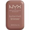NYX Professional Makeup Bronzer, Per un Look Abbronzato e Luminoso, Tenuta fino a 12h, Resiste alle Sbavature, No Transfer, Buttermelt, Tonalità: Butta Biscuit, 5 g