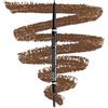NYX Professional Makeup Matita sopracciglia, Micro Brow Pencil, Due lati con matita automatica e scovolino, Tonalità: Chocolate