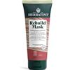 Herbatint Rebuild Mask Maschera Ristrutturante Bio - 200 ml, Nutre, Ripara e Protegge i Capelli Danneggiati o Stressati, 99% Ingredienti Naturali, Formula Esclusiva con Cheratina Vegetale, Vegan