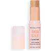 Revolution Beauty London Revolution Skin Silk Glow Tint Stick Fondotinta Leggero - Pelle Luminosa, Nasconde le Imperfezioni e Leviga le Linee Sottili, Medium Tan Warm, 8g