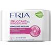 Fria Salviette Struccanti Addolcente Micellare per Pelli Sensibili, con Tessuto Biodegradabile, Dermatologicamente Testate, Confezione da 25 Salviette