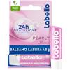 Labello Pearly Shine Burrocacao labbra 4.8 g, Balsamo labbra colorato e nutriente con estratti di perla e seta, Lip balm idratante per 24 ore con ingredienti naturali