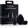 Luvia Cosmetics Luvia Set da 3 Beauty Blender per il trucco, di colore nero, spugnette estremamente morbide disponibili in 2 misure per una sfumatura del trucco perfetta ed omogenea