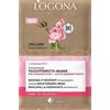 LOGONA Naturkosmetik LOGONA - Maschera idratante naturale tonificante, per un'idratazione intensa, con estratto di rosa biologica e collagene, cura nutriente vegana, 2 x 4 ml