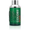 United Colors of Benetton, Green from United Colors, Eau de Toilette Spray per Uomini, Fragranza Legnosa con Agrumi, Bergamotto, Coriandolo e Vetiver - 100 ml