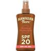 HAWAIIAN Tropic Olio Secco Spray Protettivo Illuminante di Hawaiian Tropic, Spray Resistente all'Acqua con Protezione Solare SPF 20 UVA e UVB, Lozione Solare dal Profumo Tropicale, con Olio di Cocco, 200 ml