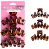 Brushworks Tortoiseshell Claw Clips - 3 Pack