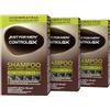Just For Men Control GX, Shampoo Anti-Grigio Uomo, Colore E Tinta Per Capelli, Riduce Gradualmente Il Grigio, Con Cheratina Per Capelli 2 Volte Più Forti, 118 ml. (3 Pack)