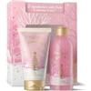 Bottega Verde - Fiaba in Rosa Plus, Confezione Regalo Bagnodoccia 250 ml, Latte Corpo 150 ml e Segna Bicchieri, in un Elegante Cofanetto, Idea Regalo