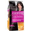 L'Oreal Paris - tinta per capelli Casting Creme Gloss Glossy Blacks, 200, ebano