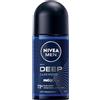NIVEA MEN Sfera deodorante profonda, Nero Carbone, Legno scuro, 50 ml, 1 pezzo