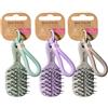 Beter - Pack da 3 Charm della spazzola Natural Fiber, formato XSS, include catena per appenderla a borsa, zaino o pantaloni