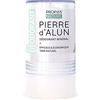 PROPOS'NATURE Deodorante minerale pietra di allume bio, 115 g, 100% naturale, senza alcool, senza profumo, senza tintura, senza olio di alluminio e conservante