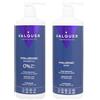 Valquer Laboratorios VALQUER Shampoo riparatore all'acido ialuronico 1L e Maschera per capelli 975ml Formula Zero | Idrata e protegge i capelli danneggiati e secchi con aloe vera e cheratina | Per tutti i tipi di capelli