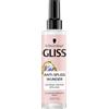 Gliss Balsamo anti-doppie punte miracolose (200 ml), balsamo ripara le fibre danneggiate, per una tenuta a lungo termine, con protezione dal calore fino a 230 °C