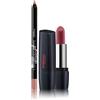 Deborah Milano -Set Makeup Rossetto Red Mat con Collagene e Acido Ialuronico, 17 First Kiss, 4.5gr e Matita Labbra 2 in 1 Gel Contour&Color, 01 Nude Rose, ad Alta Pigmentazione e Waterproof, 1.3gr