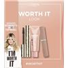 L'Oreal Paris L'Oréal Paris Germany's Next Topmodel Set Trucco Worth It Look con Panorama Mascara, Lumi Glotion Highlighter e Infaillible Matte Resistance Nude Rossetto