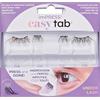 kiss new york KISS imPRESS Press-On Falsies EASY TAB - Ciglia autoadesive, colore nero, Classy Natural, 1 paio di cluster per ciglia volumiche interne naturali da 6 mm a 7 mm e 1 paio di ciglia esterne da 6 mm a