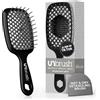 FHI Heat Spazzola Capelli Indolore UNbrush, Adatta a Tutti i Tipi di Capelli, Bagnati o Asciutti - Spazzola Districante per Capelli Ventilata con Setole Antistatiche DuoFlex - Grigio Moonlight