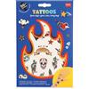 Legami - Tatuaggi Temporanei per Bambini, Tema Old School, Lavabili, Resistenti a Sudore e Acqua, con Dettagli Glitter, facili da Applicare, Delicati sulla Pelle, Dermatologicamente Testati