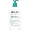 Garnier Gel detergente schiumogeno con acido ialuronico, ceramide e argilla 250 ml