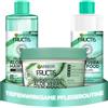 Garnier Set per capelli secchi con aloe vera, con maschera 3 in 1, shampoo e balsamo, spensierato trattamento anti-crespo, set per capelli fruttati, 3 x 400 ml